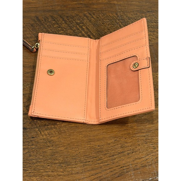 Nanette Lepore Zip Wallet Card Holder Coin Purse Organizer ID window - Picture 6 of 9